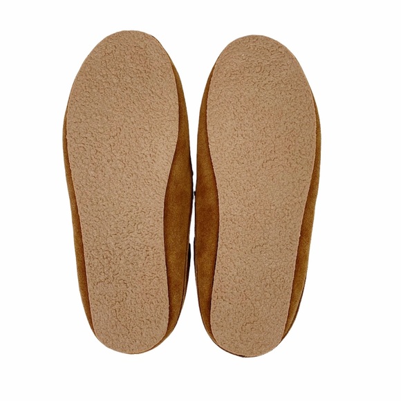 Madewell Suede Moccasin Stuff Slippers in Dried Cedar Size 5 - Picture 5 of 12